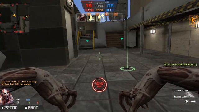 Counter-Strike Nexon: Zombies - Zombie Evolution Mod Online gameplay on Skyscraper map смотреть онлайн