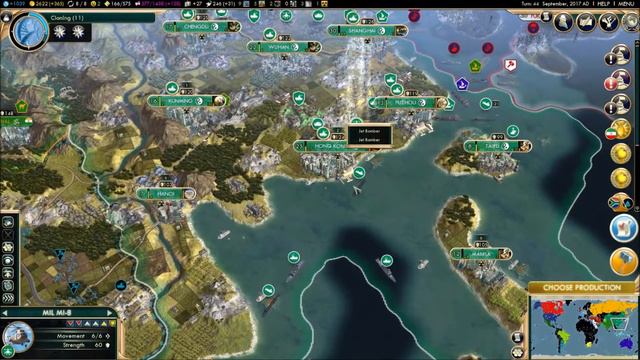 Lets Play Civ 5 China (Earth 2014 Mod) #6 смотреть онлайн