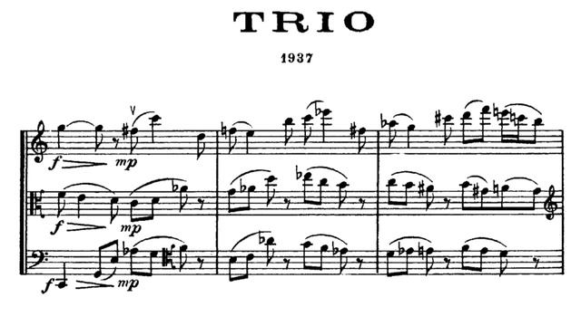 Albert Roussel – Allegro Moderato (String Trio, Op 58, 1937) смотреть онлайн
