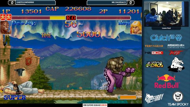 Clutch '18 - Super Street Fighter II Turbo Losers Finals - GhettoOnTheRise vs NB | DavidAce смотреть онлайн