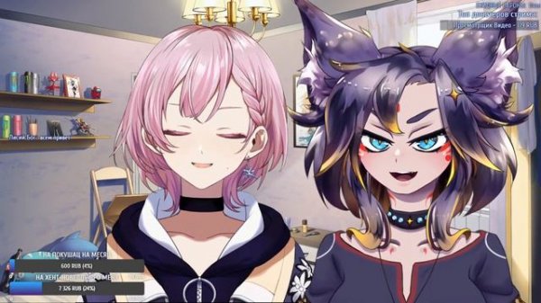 🔴 [EN|RU] Коллаб с японкой! Collab with @amasemomo  #втубер #Ехидная #ruvtuber #envtubers