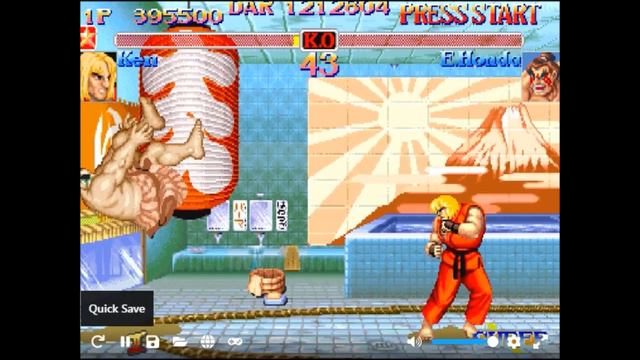 Hyper Street Fighter II The Anniversary Edition Ken (Normal) Playthrough (Japan FullScreen) смотреть онлайн