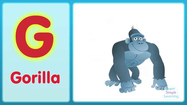 The G Song (Uppercase) _ Super Simple ABCs смотреть онлайн