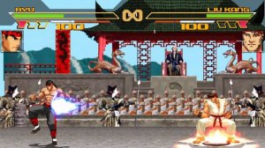 Ryu VS Liu Kang - MORTAL KOMBAT vs STREET FIGHTER