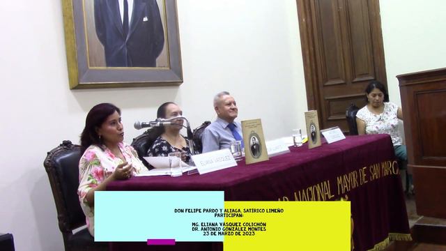 CONVERSATORIO SOBRE EL LIBRO DON FELIPE PARDO Y ALIAGA, SATÍRICO LIMEÑO 23 DE MARZO DE 2023 смотреть онлайн