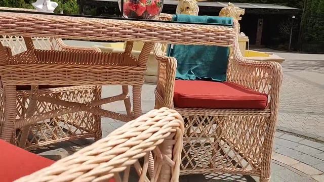 Плетеная уличная мебель MOKKA. Коллекция VILLA ROSA. Обеденная мебель для террасы и ресторана. смотреть онлайн
