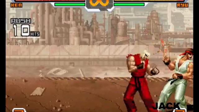 SVC Chaos : SNK vs. Capcom Violent Ken Exceed Move смотреть онлайн