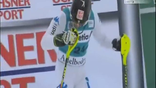 Stefano Gross "SABO" 3° posto Adelboden 10.01.2012 смотреть онлайн