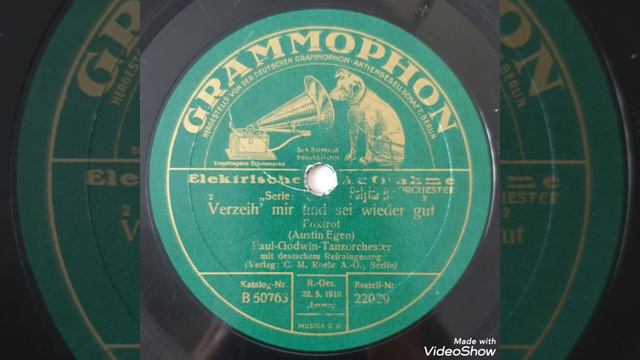 Verzeih' mir und sei wieder gut / Paul-Godwin-Tanzorchester, Gesang: Leo Monosson смотреть онлайн