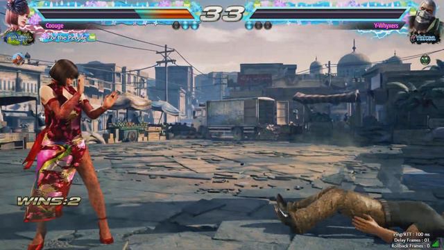 4223 - Tekken 7 - Coouge (Anna Williams) vs Y-Whyxers (Bryan) смотреть онлайн