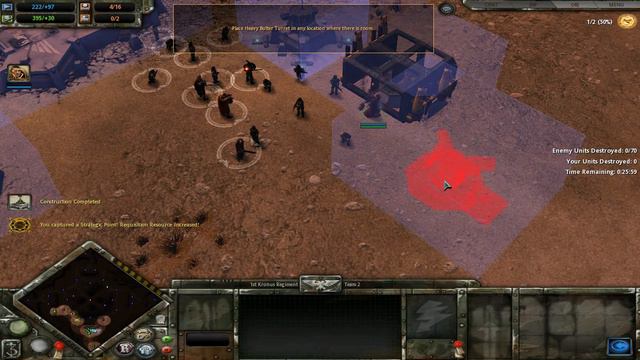 Dawn of War - Dark Crusade. Part 1 - (+2 Provinces). Imperial Guard Campaign. (Hard) смотреть онлайн