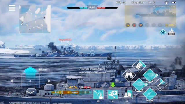 FGS Hamburg : The Missile Cruiser Gameplay - War Thunder Mobile смотреть онлайн