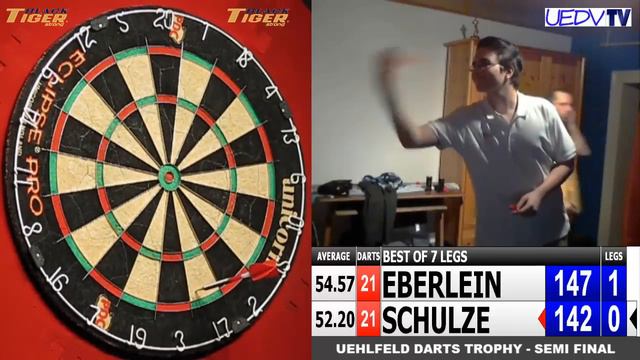 Uehlfeld Darts Trophy: Halbfinale (11.01.14) Heiko Eberlein vs. Julian Schulze смотреть онлайн
