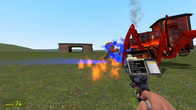 CHOO CHOO CHARLES VS SUPER HULK RED in Garry's Mod! смотреть онлайн