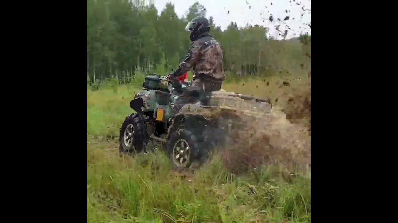 Квадроцикл Kawasaki Brute Force 750 это Вам не Ямаха Гризли смотреть онлайн