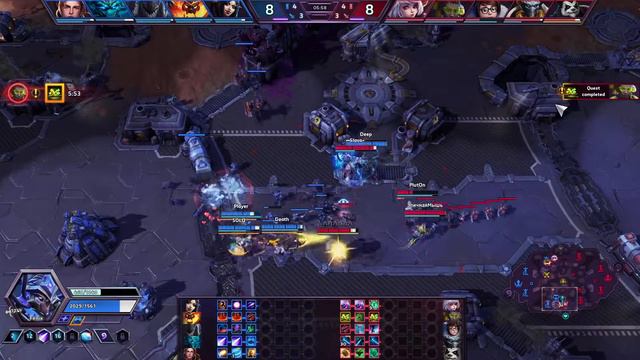 RU Heroes of the Storm. Бои 5х5. Игра 2, Бойня на Браксисе смотреть онлайн