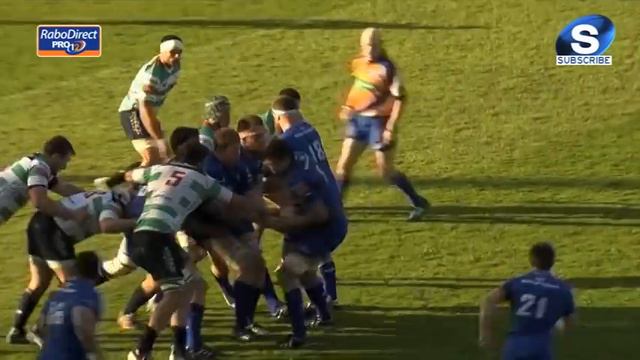 Great Noel Reid Try from McGrath break - Leinster v Benetton Treviso 18th April 2014 смотреть онлайн