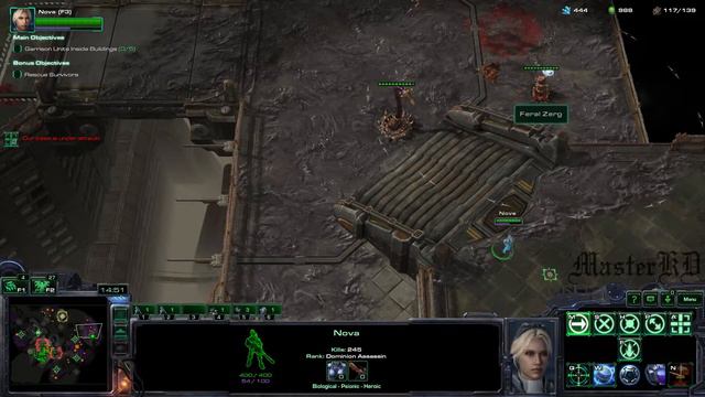 Starcraft II: Nova Covert Ops - Brutal - Mission Pack 1 - Mission 3: Enemy Intelligence B смотреть онлайн