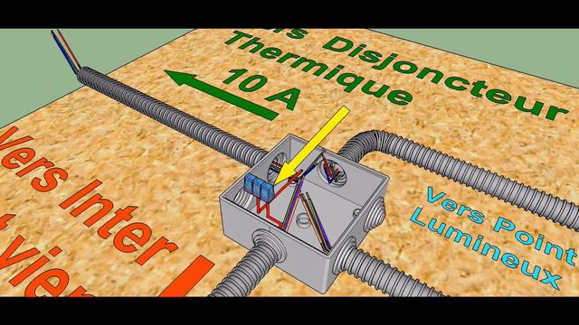 BRANCHEMENT ELECTRIQUE COMMENT FAIRE Circuit éclairage va et vient смотреть онлайн