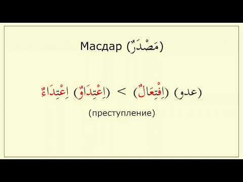 Сарф. V порода глагола (تفعّل).