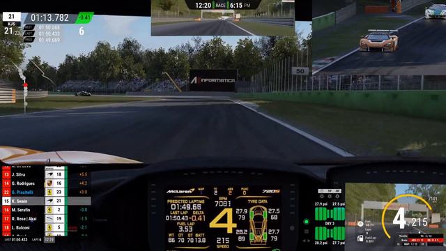 Lots of sends! | McLaren 720s @ Monza | ACC смотреть онлайн