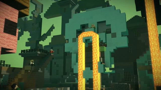 Minecraft Story Mode - Episode 2 - Clip 05 of 12 - Slongi Play through смотреть онлайн