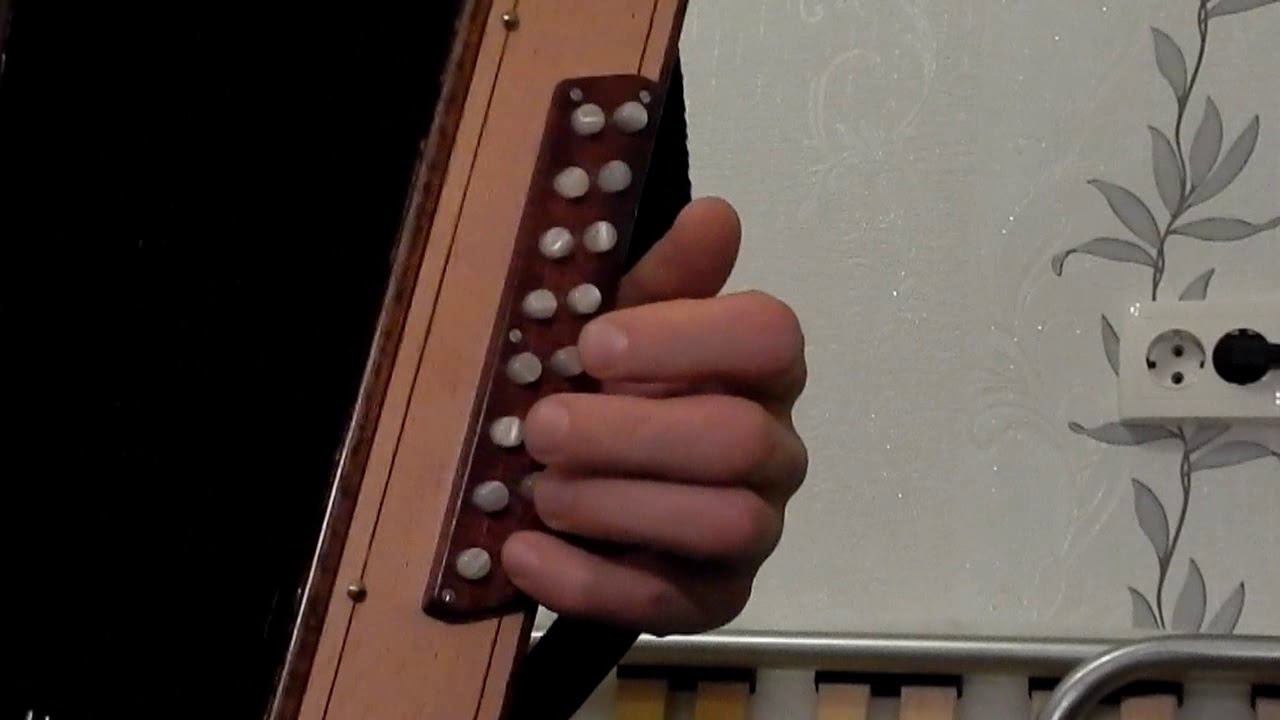 Яблочко(как играть на гармони,с цифрами) смотреть онлайн