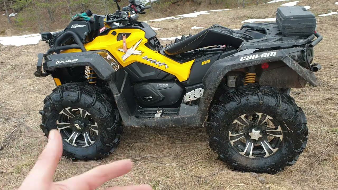 Обзор установленного оборудования на моем Can-Am Brp Outlander 1000 XMR смотреть онлайн