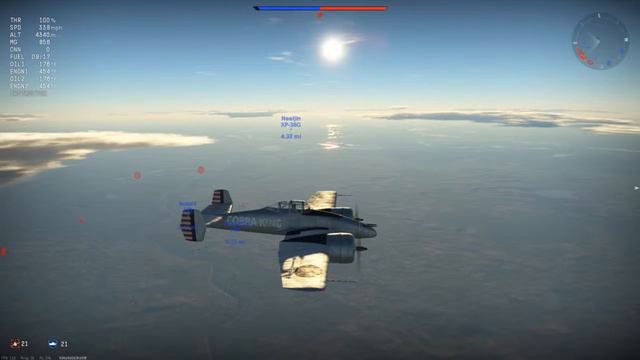 XP-50 "WAR THUNDER" смотреть онлайн