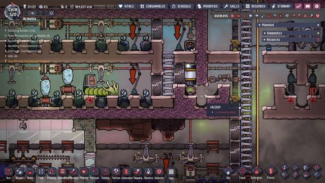 Simple Vacuum Tile Liquid Lock & Why Crude Oil is the Best Liquid for these - Oxygen Not Included смотреть онлайн