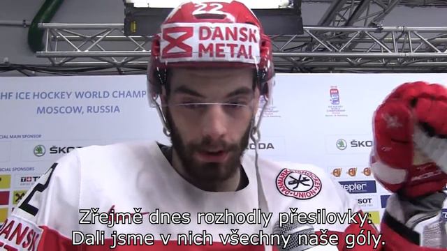 Skupina A: Markus Lauridsen po zápase DENvKAZ смотреть онлайн