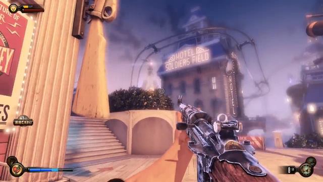 Bioshock Infinite 1999 Mode - Walkthrough Part 8 (No Deaths) HD смотреть онлайн