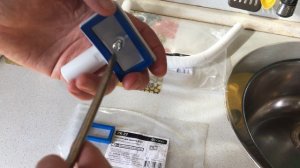 РК-22. Ремонт и установка прямоугольного перелива на кухонную мойку.