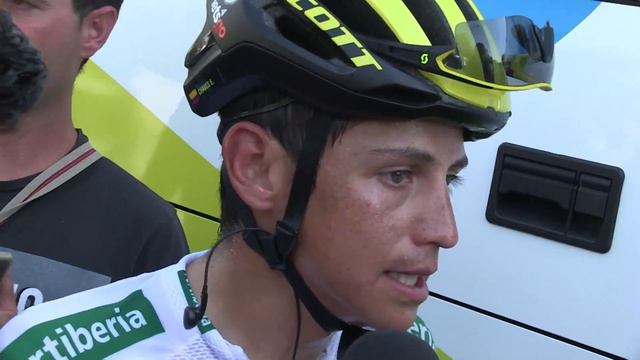 Esteban Chaves - entrevista en la meta - 13a etapa - Vuelta a España 2017 смотреть онлайн