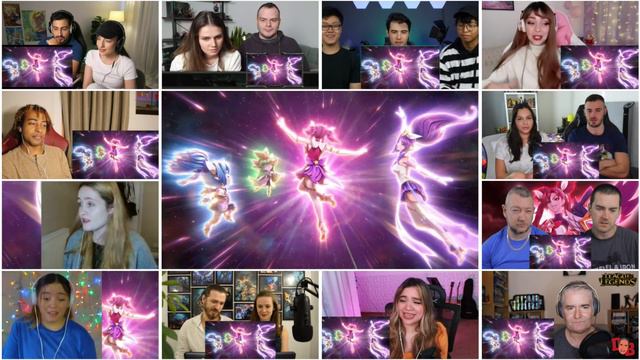 Burning Bright | Star Guardian Music Video REACTION MASHUP смотреть онлайн