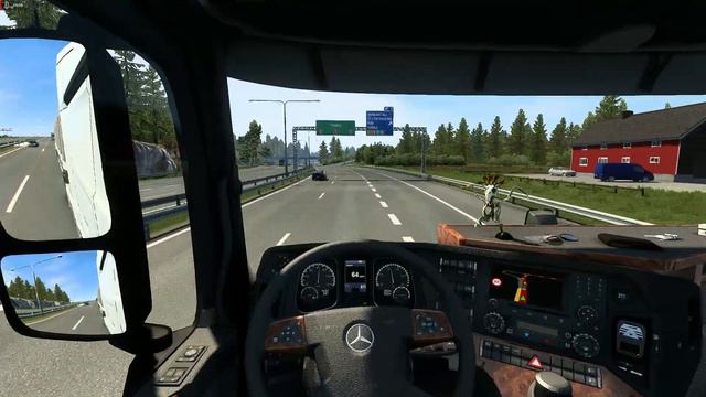 Euro Truck Simulator 2 • Будни дальнобойщика. Часть 308. Прицеп Лесовоз • Тащим Брёвна на Лесопилку смотреть онлайн