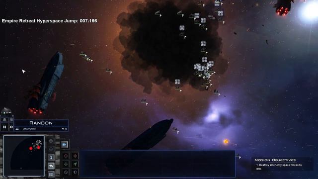 [Empire at War Remake Mod] [Gameplay] [Galactic Conquest - Empire 18] Destroying a major fleet смотреть онлайн