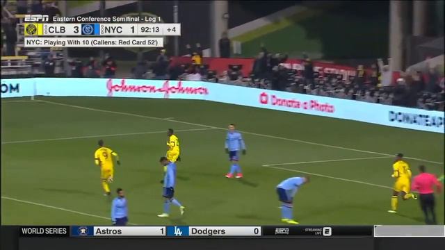 Harrison Afful Goal vs New York City FC 2017 MLS Playoff смотреть онлайн