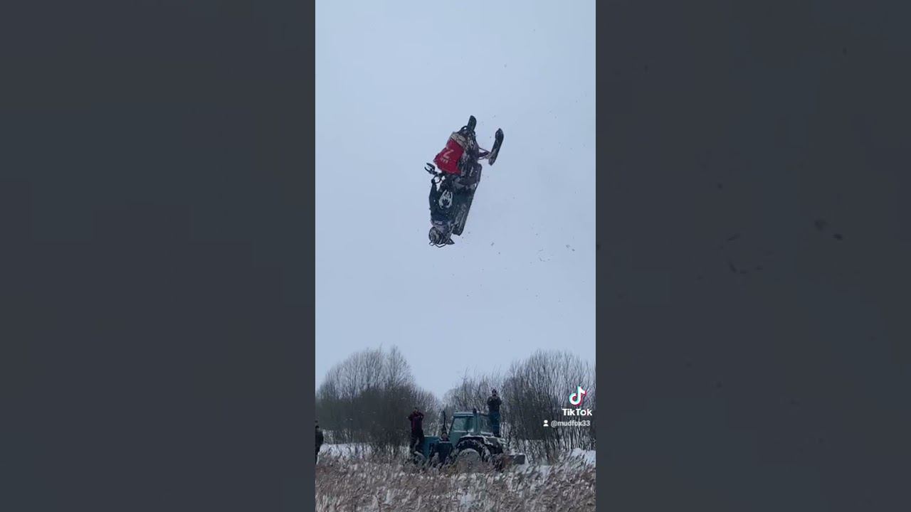 Прыжки на снегоходах смотреть онлайн