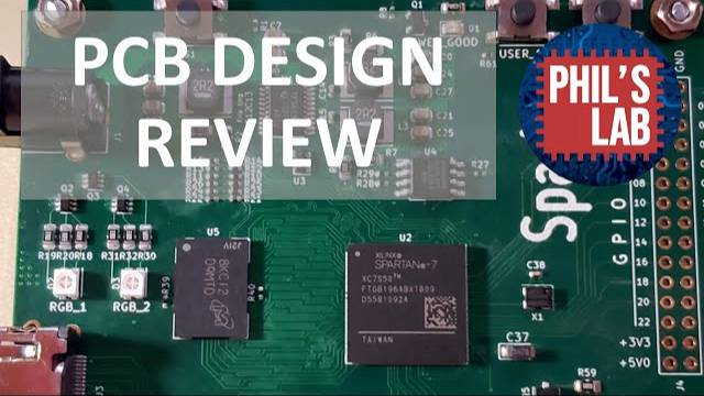 Design Review (Spartan 7 FPGA) - Schematic & PCB - Phil's Lab #63 смотреть онлайн