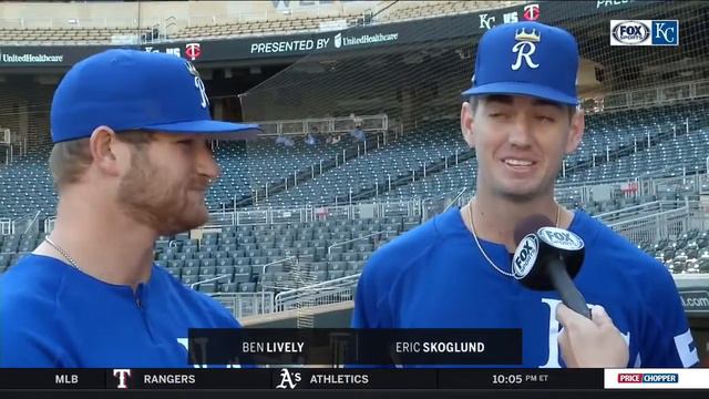 College teammates Ben Lively and Eric Skoglund on reuniting with the Royals смотреть онлайн