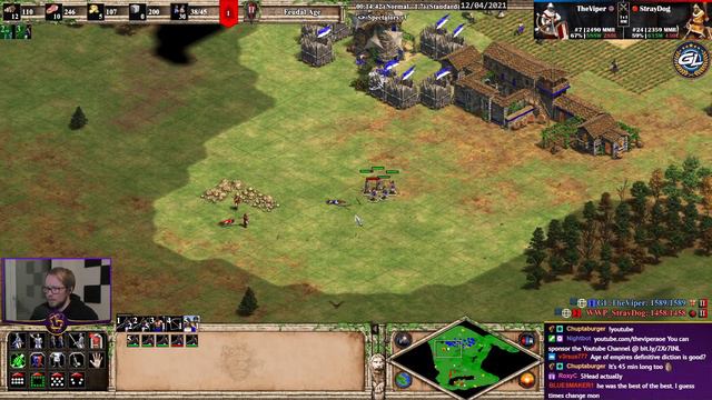 1v1 Arabia | Italians vs Huns Full Feudal Age War! смотреть онлайн