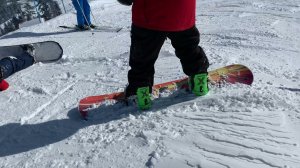 15. Лесенка (как #5). Задний кант. Задняя связка - запахнуть. Карвинг. Сноуборд. Илья Косяченко