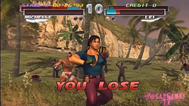 Anna / Michelle Vs Lei / Bruce - Tekken Tag HD смотреть онлайн