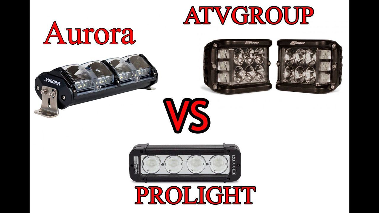 Светодиодные фары AtvGroup wide 45 VS Aurora Evolve ALO-N-10 Vs Prolight USA Ночной тест смотреть онлайн
