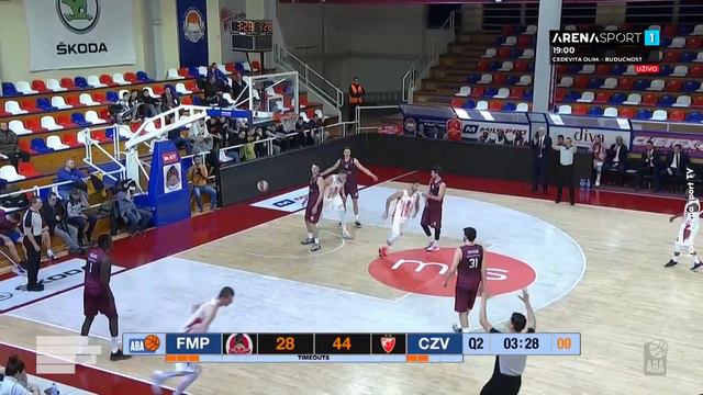 FMP - Crvena zvezda | Tri trojke! | ABA liga смотреть онлайн