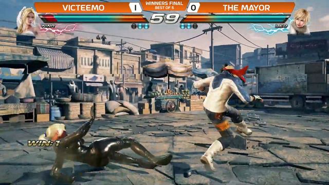 Cap City Chaos Tekken 7 Winners Final - Victeemo (Nina) Vs The Mayor (Leo)
