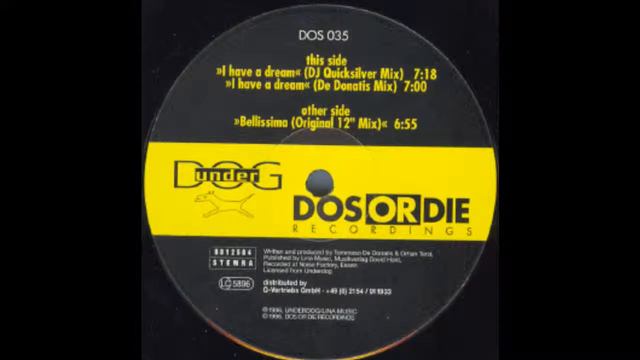 I Have A Dream (De Donatis Mix) смотреть онлайн