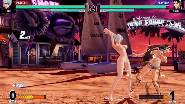 THE KING OF FIGHTERS XV : Angel Vs Chizuru : NUDE MOD