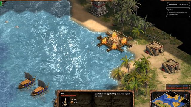 AGE OF EMPIRES Egypt Part 10 Naval Battle No Commentary смотреть онлайн